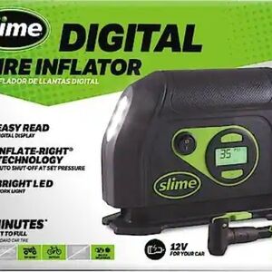 Digital Tire Inflator - Black and Green